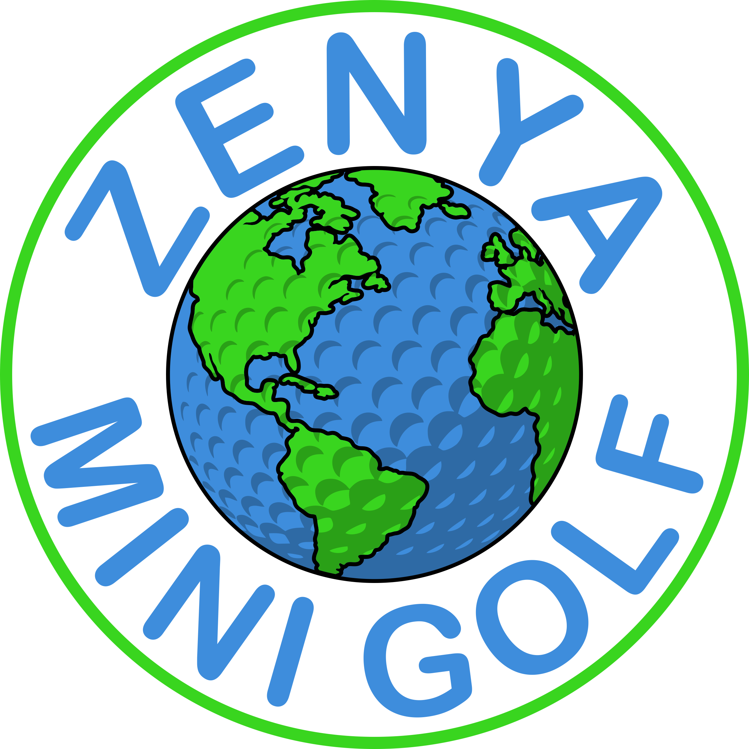 Zenya Mini Golf logo